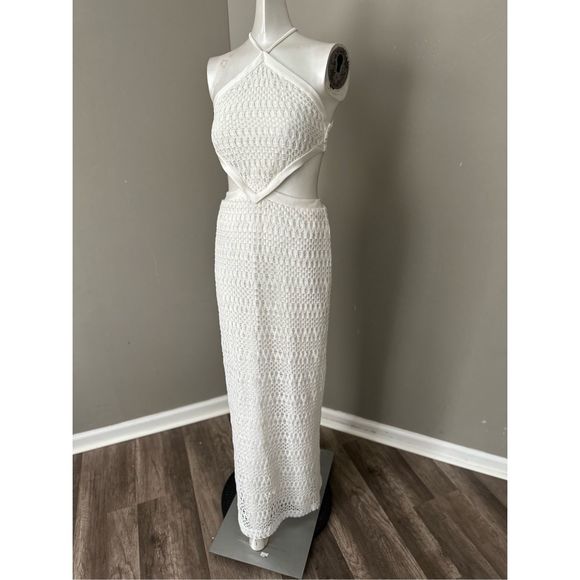 NWT PatBO Crochet Cutout Beach Dress Size 4 $650 - Picture 5 of 8
